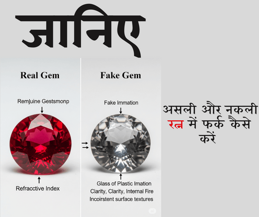 असली और नकली रत्न में फर्क कैसे करें – आसान तरीके और विशेषज्ञ सुझाव