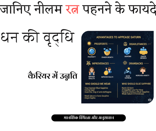 शनि ग्रह के लिए नीलम से लाभ और हानि : जानिए नीलम रत्न किसे पहनना चाहिए : Neelam ratn ke fayde