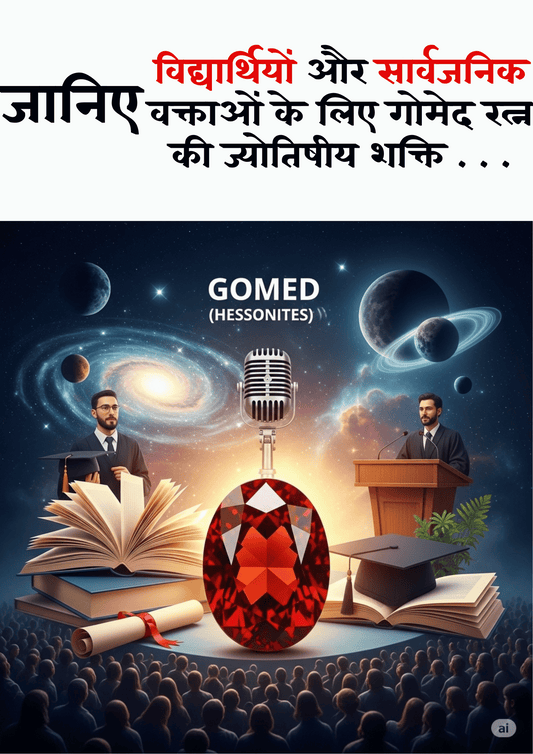 Astrological Power of Gomed for Students & Public Speakers