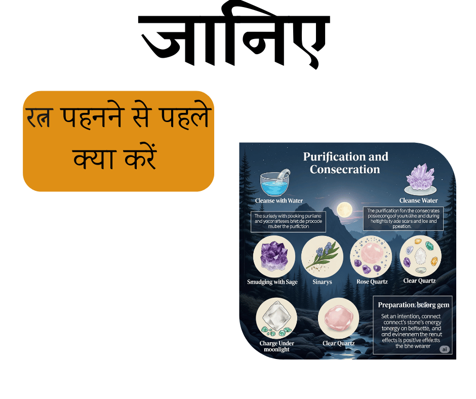 रत्न पहनने से पहले क्या करें – शुद्धि और प्राण-प्रतिष्ठा की संपूर्ण विधि