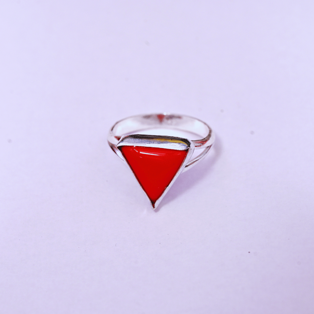 Coral silver ring (Munga)