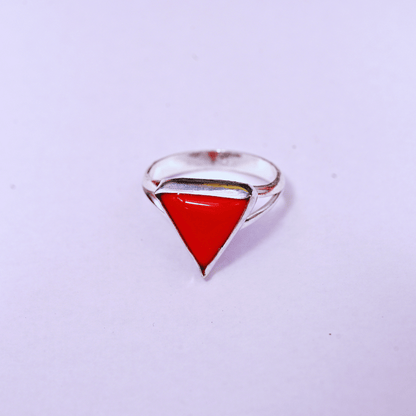 Coral silver ring (Munga)