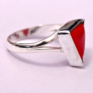 Coral silver ring (Munga)