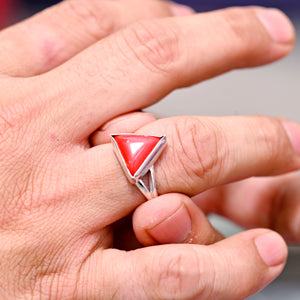 Coral silver ring (Munga)