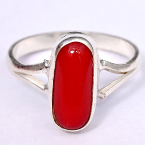 Coral silver Ring (Munga)