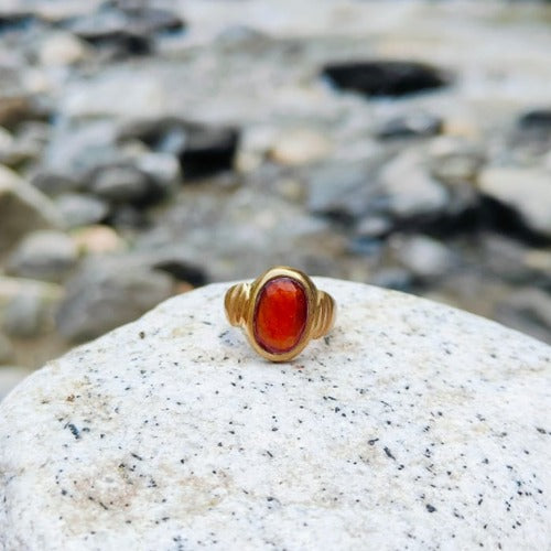 GOMED CERTIFIED ABHIMANTIRT RING