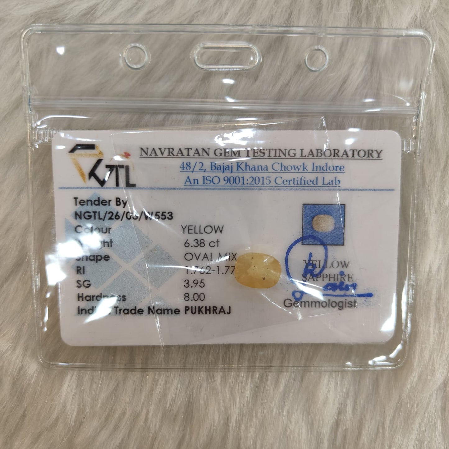 pukhraj panchdhatu ring
