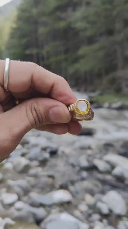 PUKHRAJ RING (GURU RATN )